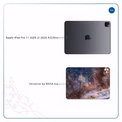 برچسب پوششی ماهوت مدل Universe-by-NASA-6 مناسب برای تبلت اپل iPad Pro 11 (GEN 2) 2020 A2230