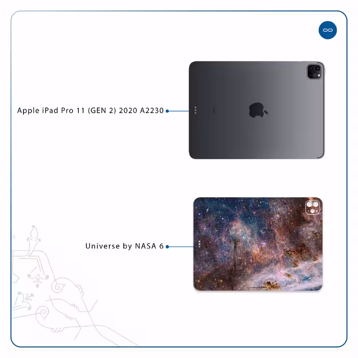برچسب پوششی ماهوت مدل Universe-by-NASA-6 مناسب برای تبلت اپل iPad Pro 11 (GEN 2) 2020 A2230