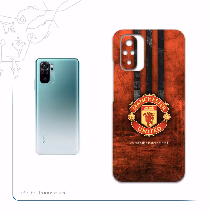 برچسب پوششی ماهوت مدل Manchester-United مناسب برای گوشی موبایل شیائومی Redmi Note 10s
