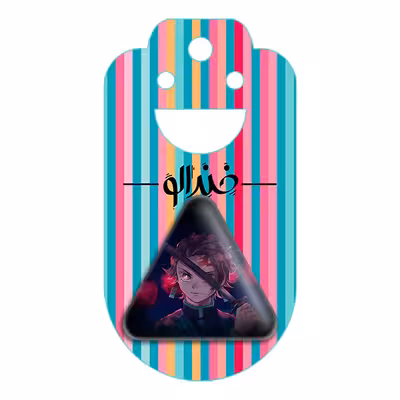 پیکسل خندالو طرح کامادو تانجیرو انیمه شیطان کش مدل مثلثی کد 11497