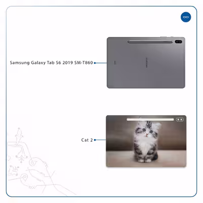 برچسب پوششی ماهوت مدل Cat-2 مناسب برای تبلت سامسونگ Galaxy Tab S6 2019 SM-T860