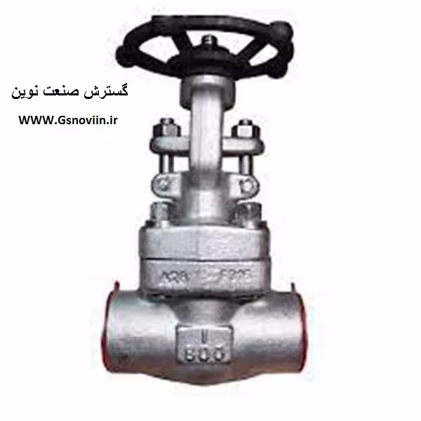 شیرفلکه سوزنی &quot;1 کلاس 800 استلس استیل رزوه ای