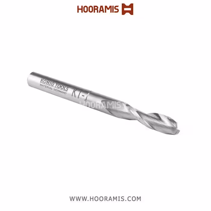 مته اختصاصی دو کاناله مارپیچ راستگرد 10*100*60*35*10 از جنس HSS-E جهت فرزکاری بر روی پروفیلهای آلومینیوم و uPVC در دستگاه elumatec KF 180