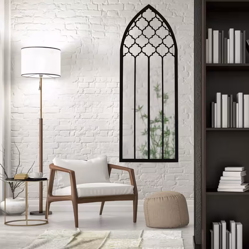 آینه مدل نیم قد طرح شبنم