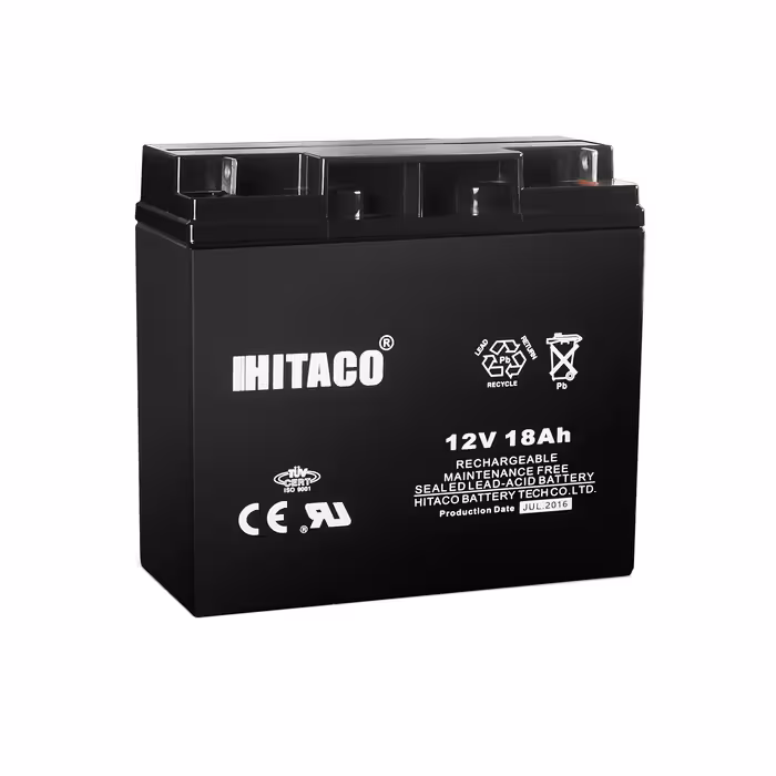 باتری یو پی اس 12 ولت 18 آمپر هیتاکو HB18-12