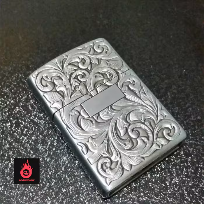 فندک گازی سنگی طرح دار 