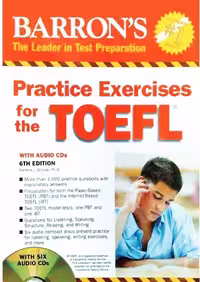 کتاب Practice Exercises for the Toefl