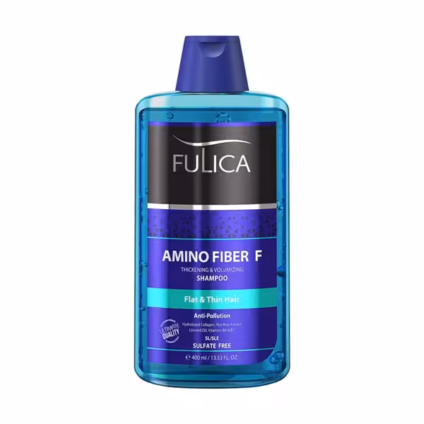 شامپو تقویت کننده مو فولیکا مدل Amino Fiber حجم 400 میلی لیتر