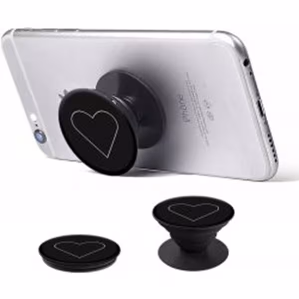 پاپ سوکت قلب مشکی Black Heart PopSocket