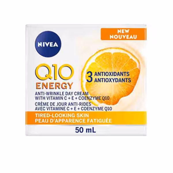 کرم ضد چروک روز نیوآ Q10 Energy با SPF15 حاوی ویتامین C و E حجم 50 میل