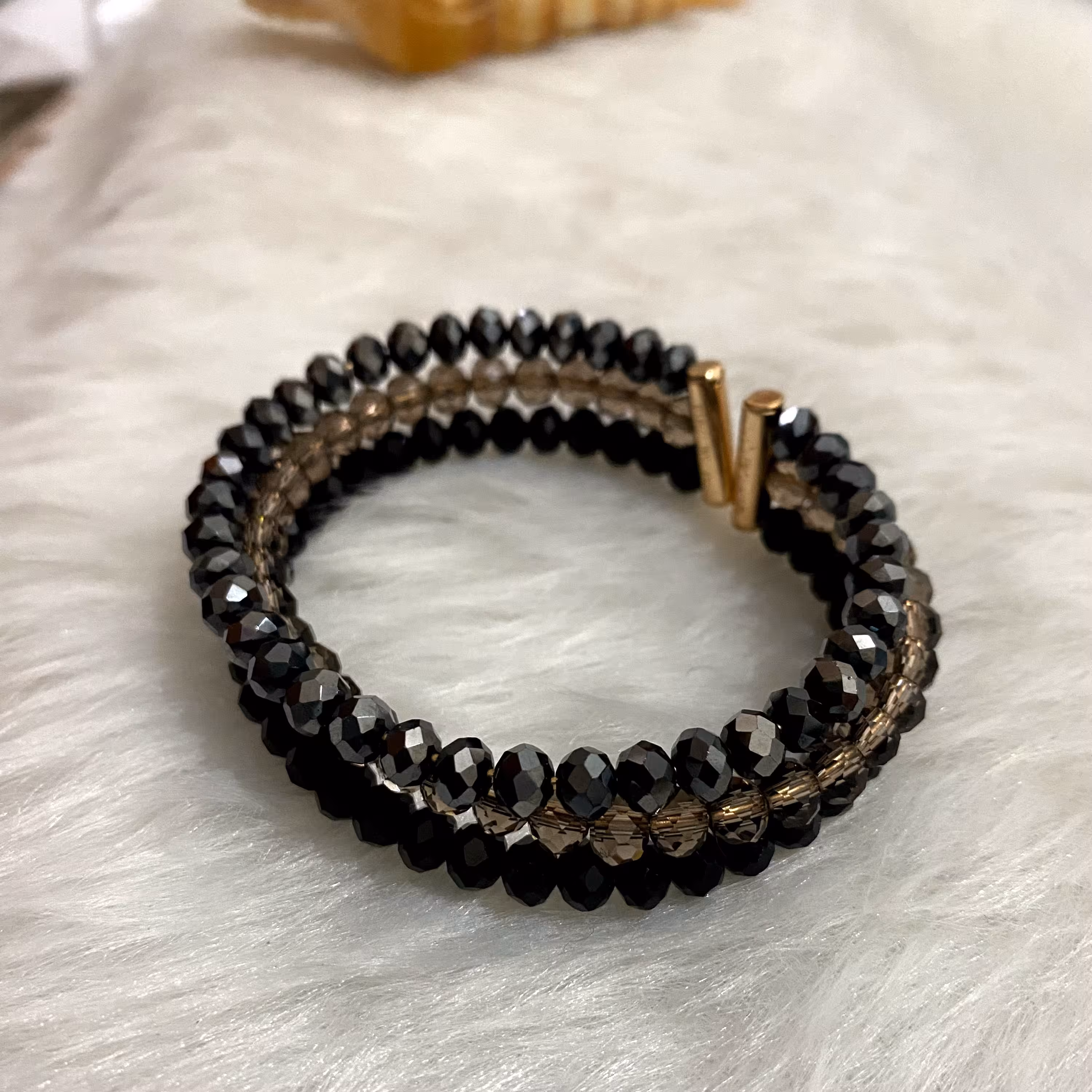 دستبند سنگ سه لاین