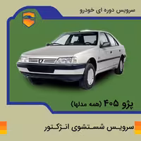 سرویس شست و شوی انژکتور پژو 405