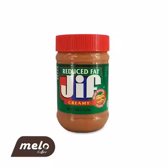 کره بادام زمینی جیف کم چرب کرمی