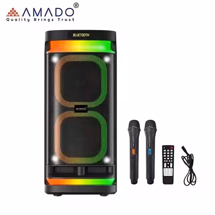 اسپیکر پارتی باکس 80 وات آمادو AMADO AMS08126