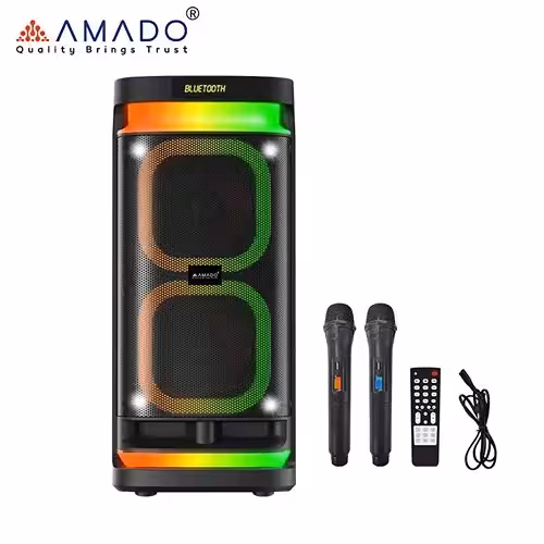 اسپیکر پارتی باکس 80 وات آمادو AMADO AMS08126