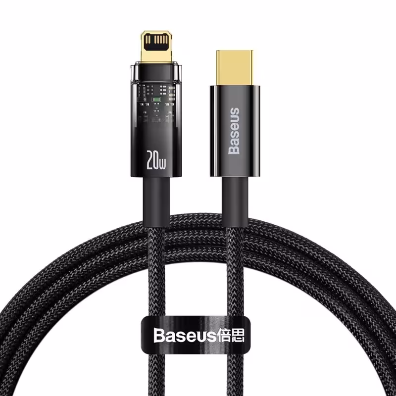 کابل USB-C به لایتنینگ باسئوس مدل CATS000001  طول 1 متر