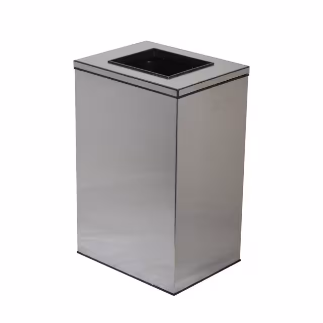 سطل 20Lit دریچه بالا چهارگوش -استیل