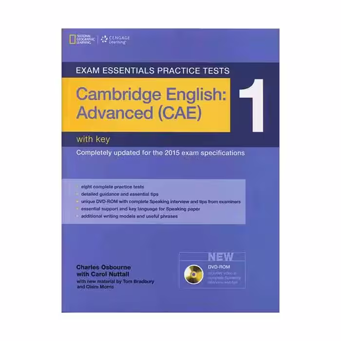 کتاب Exam Essentials Practice Tests Advanced CAE 1 اگزم اسنشیال پرکتیس تستز ادونس یک