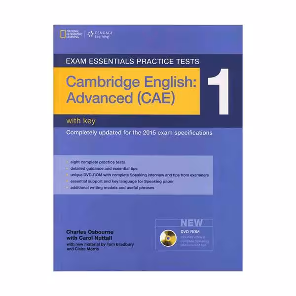 کتاب Exam Essentials Practice Tests Advanced CAE 1 اگزم اسنشیال پرکتیس تستز ادونس یک