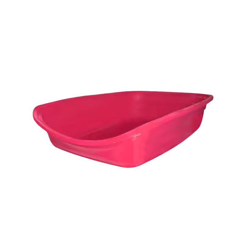 ظرف خاک گربه بدون لبه ساده مدل مشا