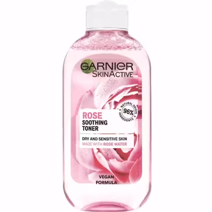 تونر پوست خشک و حساس عصاره گل رز بوتانیکال گارنیر 200ml GARNIER