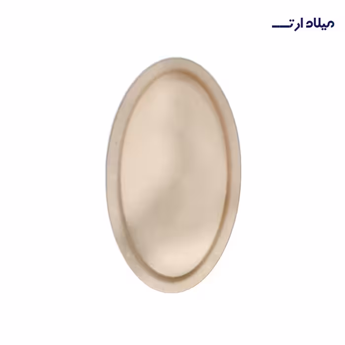 بیس MDF سینی بیضی لبه دار کف 3میل 30*15سانت
