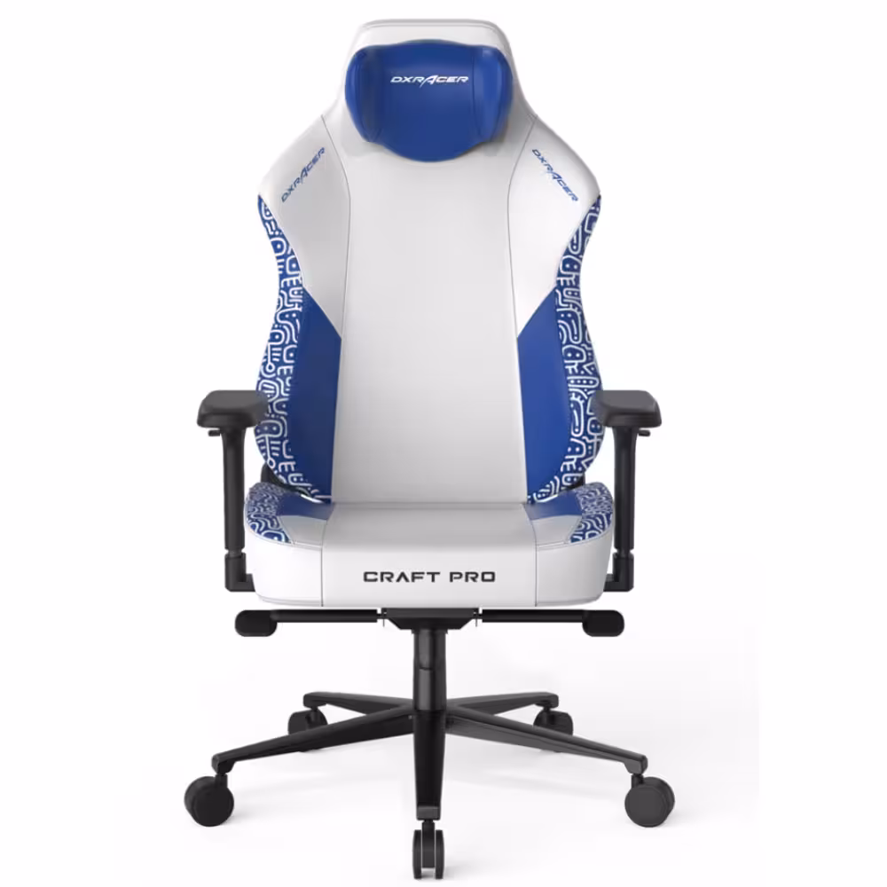خرید صندلی گیمینگ DXRacer Craft Pro Gaming Chair Stripes3 – Blue/White