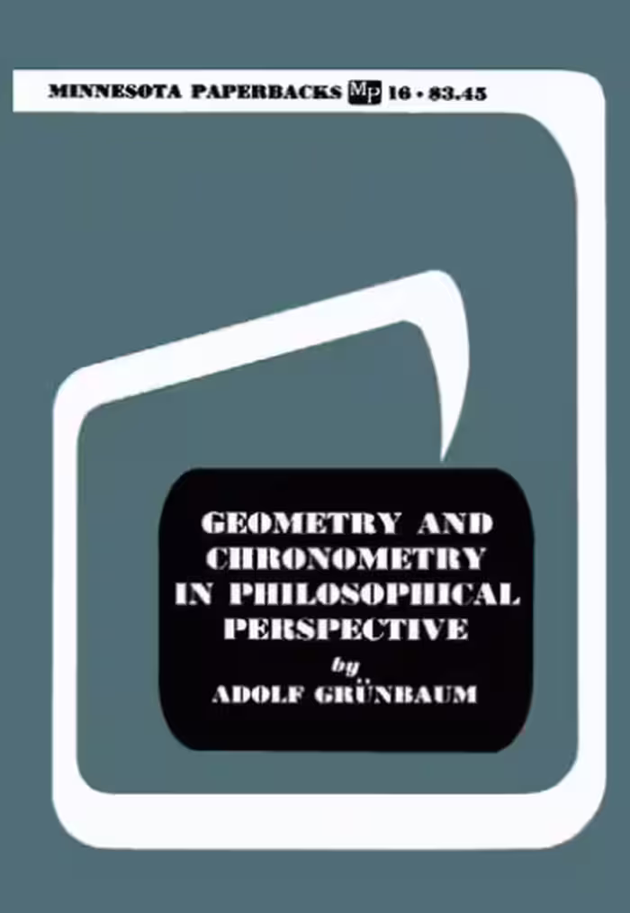 خرید و دانلود نسخه کامل کتاب Geometry and Chronometry in Philosophical Perspective