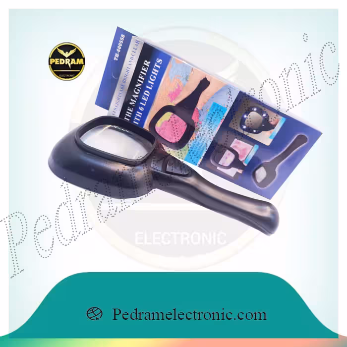 ذربین چراغدار 2کاره دستی