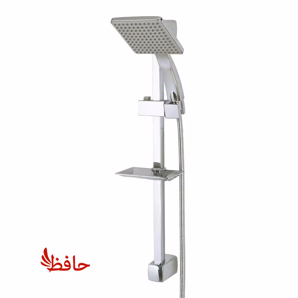 علم دوش تک کاره راسان مدل فلت کروم