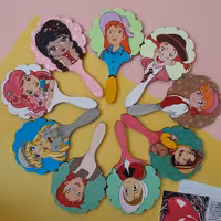 نقاشی آینه های دستی بزرگ 