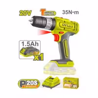 دریل شارژی چکشی 20 ولت دایلو مدل DTCDP521