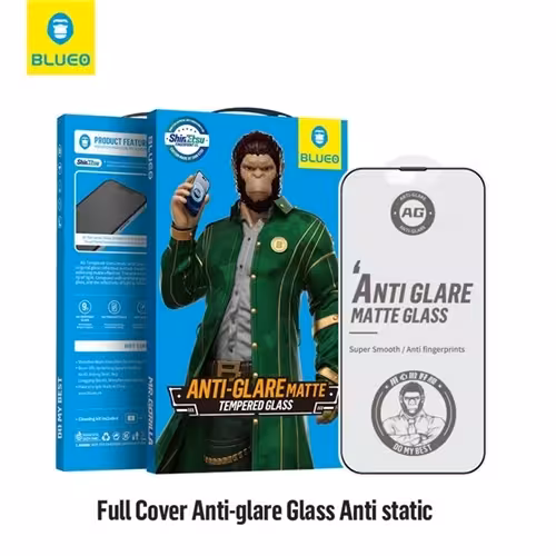 محافظ صفحه بلو مات ضد انعکاس نور Blueo Full Cover Anti Glare Matte Glass Anti Static Samsung مناسب برای Samsung Galaxy S25 Ultra