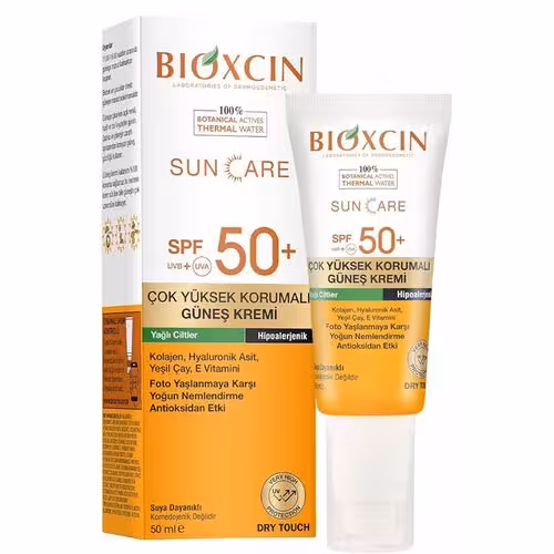 بیوکسین کرم ضد آفتاب پوست چرب SPF50 حجم 50 میل