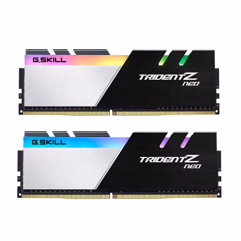 رم دسکتاپ DDR4 دو کاناله 3200 مگاهرتز جی اسکیل مدل TRIDENT Z NEO RGB ظرفیت 64 گیگابایت
