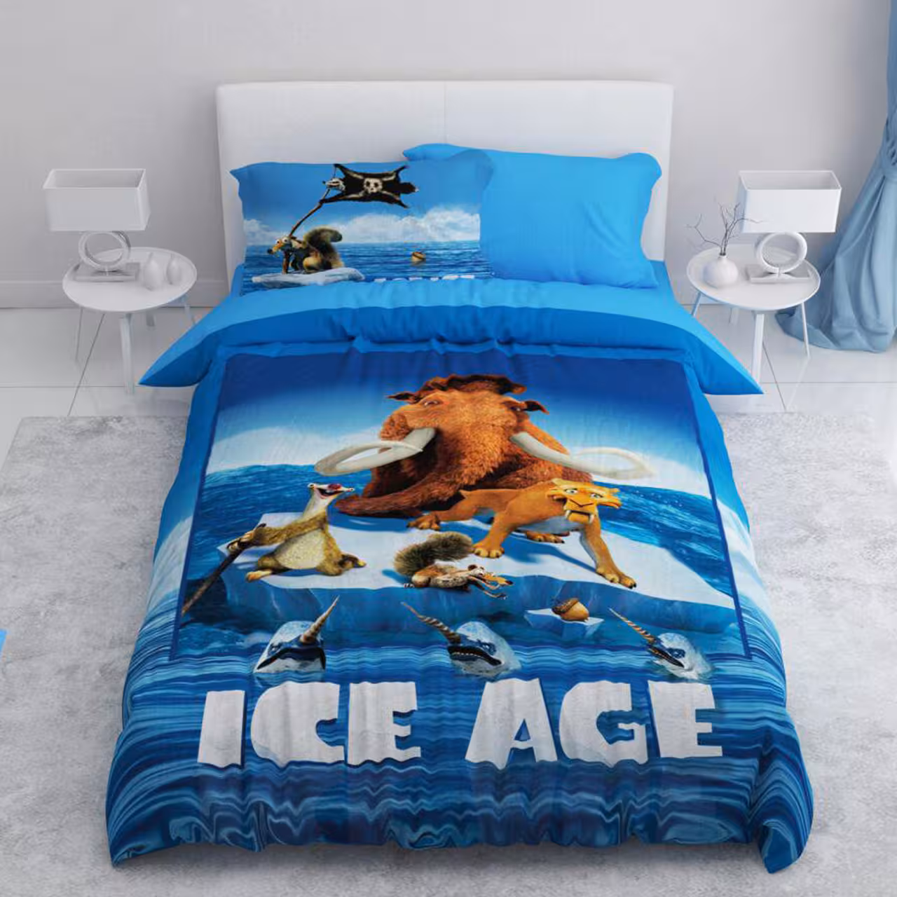 سرویس لحاف روتختی ترکسان یک نفره 4 تیکه کد D225