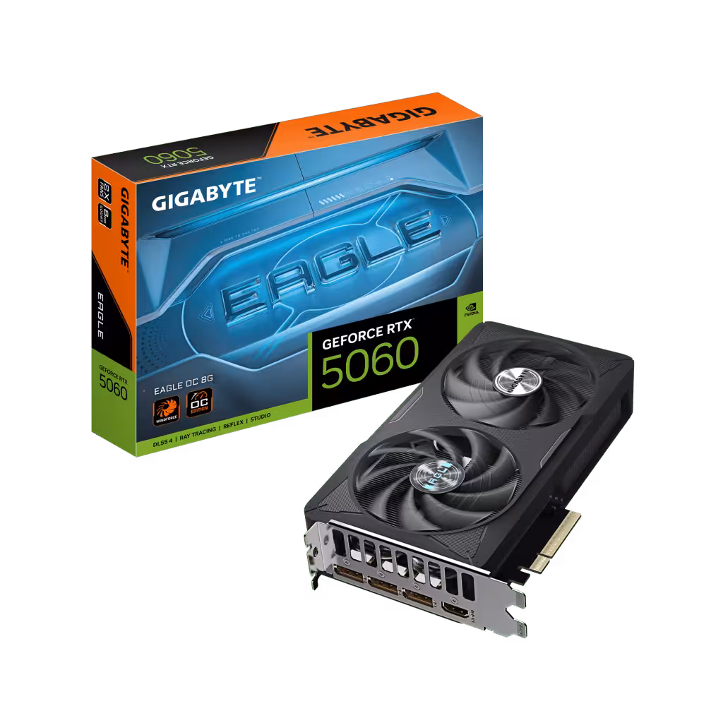 کارت گرافیک گیگابایت مدل GeForce RTX  5060 EAGLE OC 8G