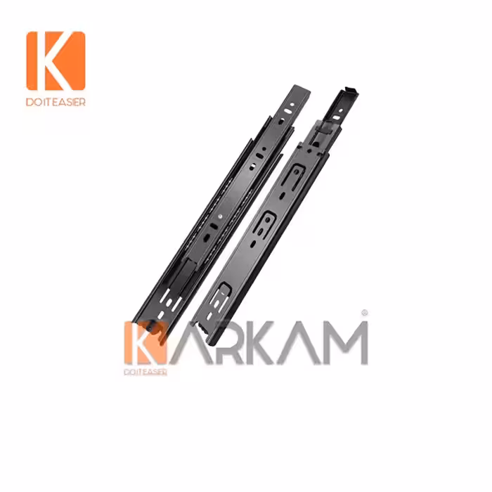 ريل سه تيکه 55 سانتی مشکی masterline