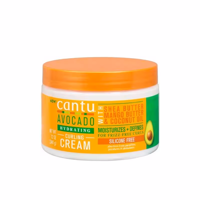 کرم مو کنتو CANTU مدل AVOCADO (آووکادو) Avocado Curling Cream وزن 340 گرم