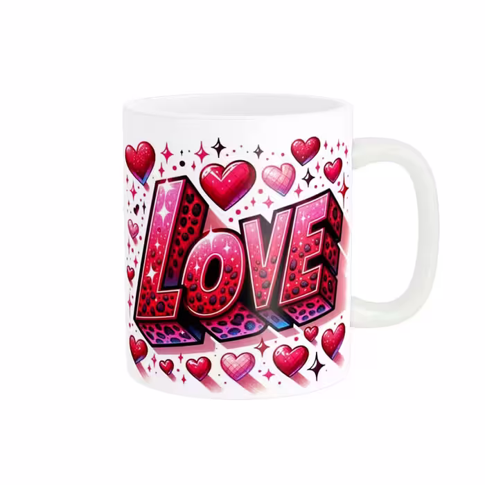 ماگ پاد آفرین طرح LOVE کد 1146