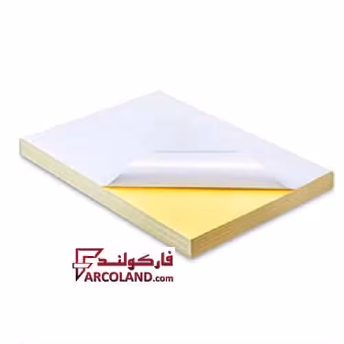 کاغذ پشت چسب دار مات سایز A4 بسته 100 عددی درجه یک
