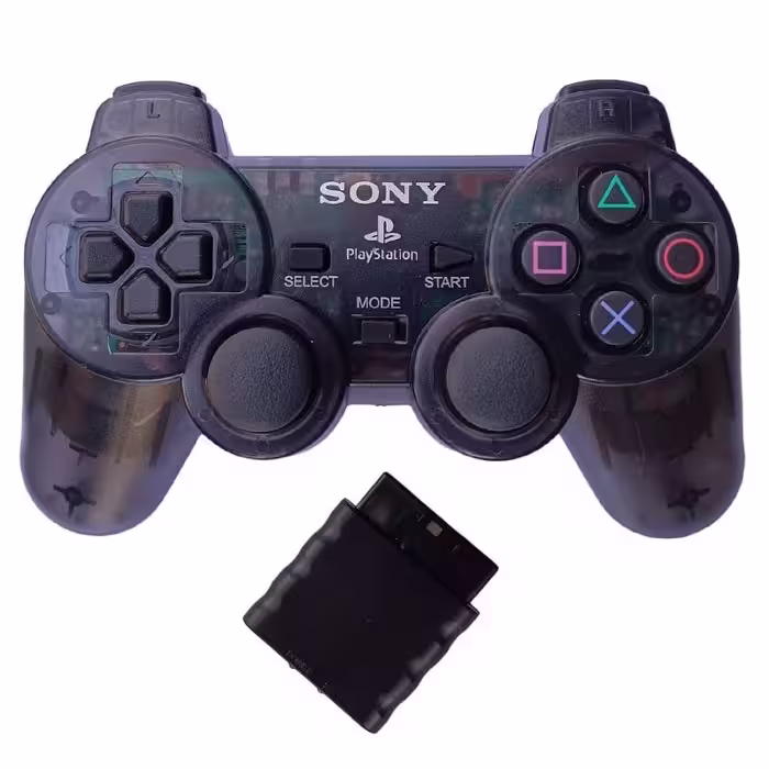 دسته بی سیم PS2 و PS1 سونی مدل شیشه ای