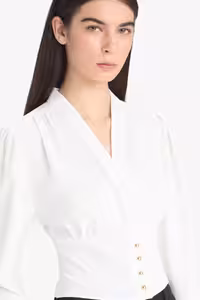 بلوز زنانه بژ دفکتو