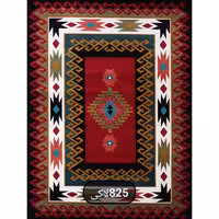 گبه ماشینی کاشان 350شانه تراکم 960  طرح عشایری سایز 6متری