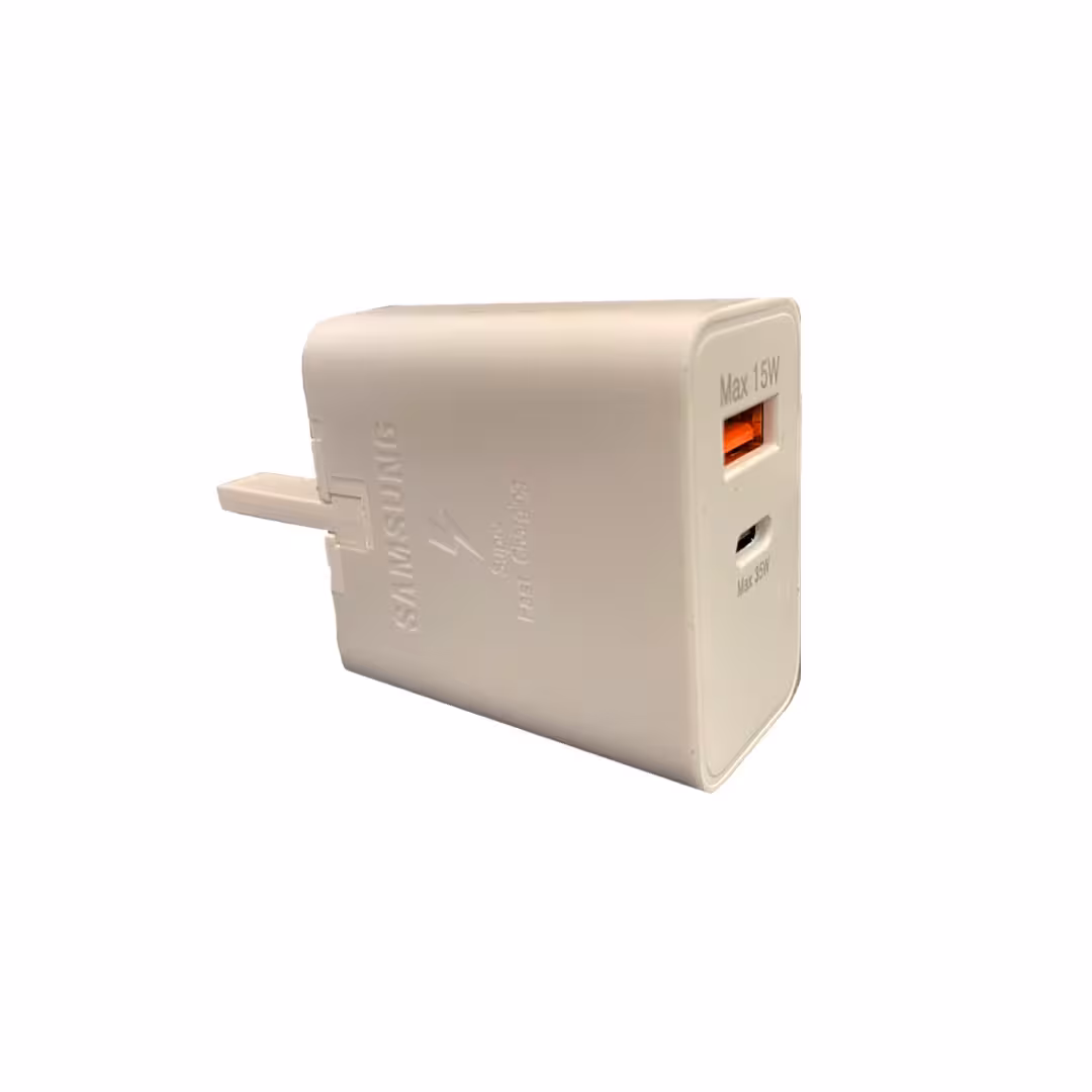 شارژر سه پین 35 وات سامسونگ S22-5G همراه با کابل تایپ سی