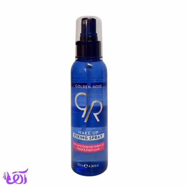 اسپری تثبیت کننده و فیکساتور آرایش گلدن رز حجم 120ML