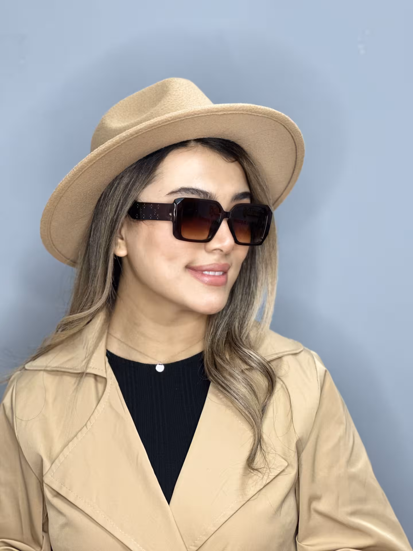 عينك آفتابي اورجينال PRADA پرادا زنانه قهوه اي ترند يووي 400