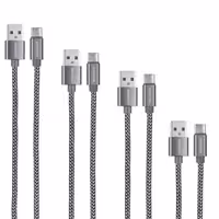 کابل کلومن تبدیل USB به Type-C مدل KD19 (بسته 4 عددی)