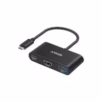 هاب و مبدل 3 در 1 انکر مدل Anker A8339HA1 3-In-1 USB-C Hub با توان 100W