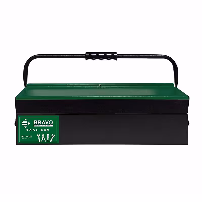 جعبه ابزار فلزی 50 سانت 2 طبقه براوو مدل BT-7502